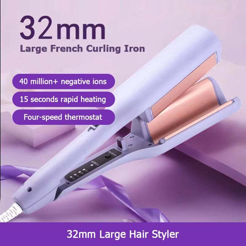 French Wave Curling Iron-POIULTD