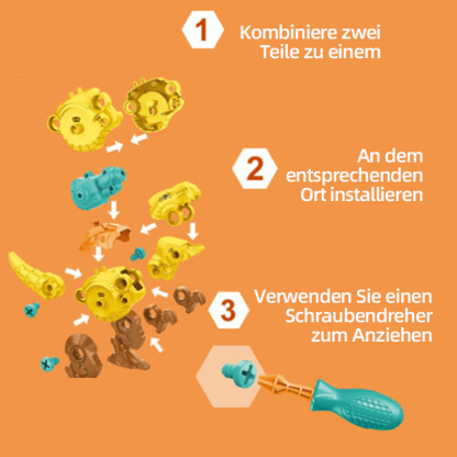 🔥Easter Sale🔥DIY Dinosaur Spielzeug Bausatz🔥🔥