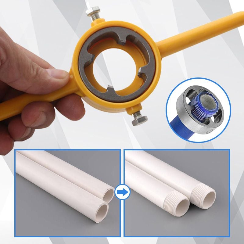 🔥6PCS Plastic Pipe Thread Die Kit-POIULTD