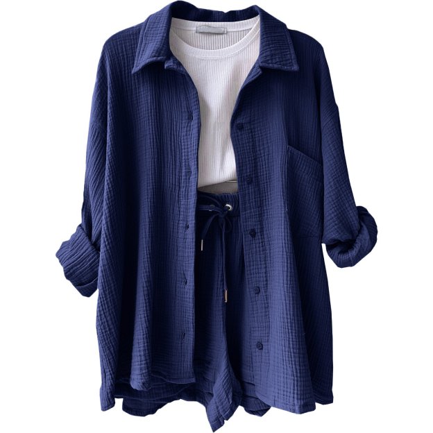 Zweiteiliger Langarmshirt-Damen-Freizeitanzug für Damen-POIULTD