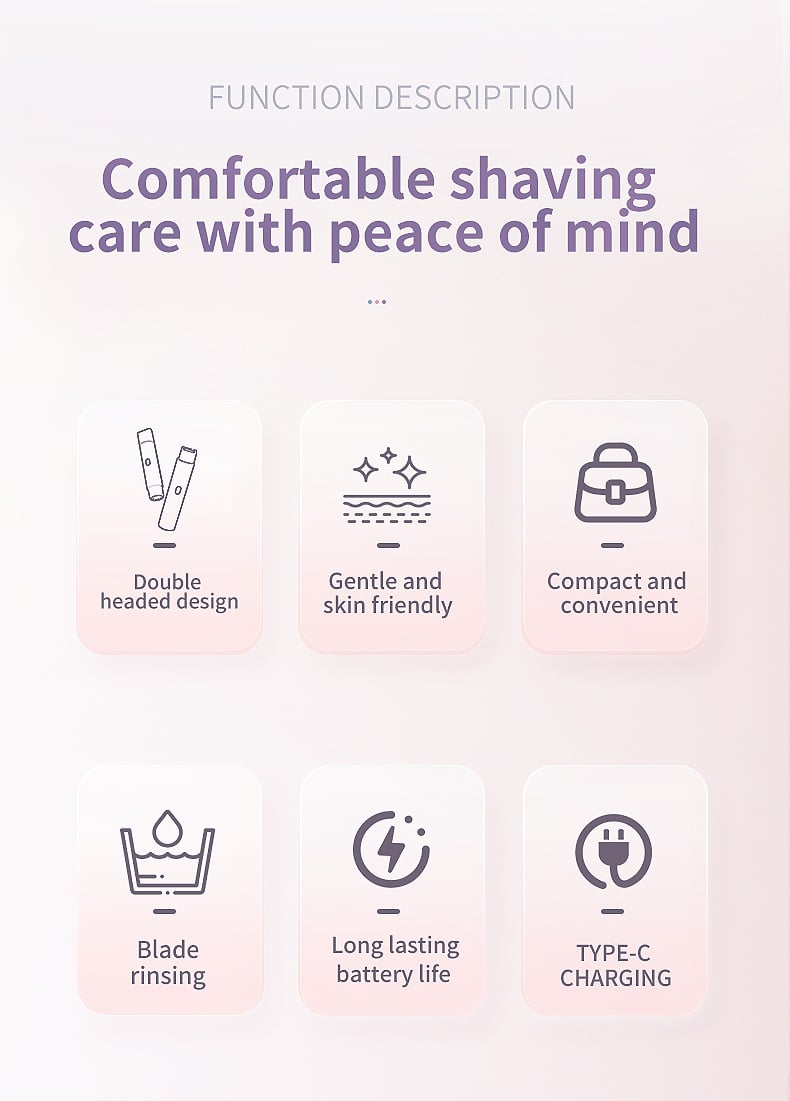 🪒Comfort 2-in-1 Electric Lady Shaver 💕  