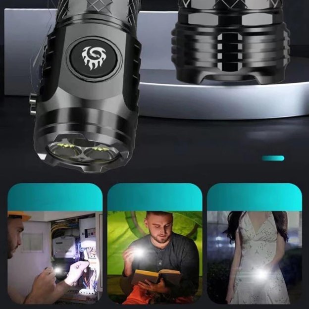🔥New Year Hot Sale🔥Mini Flash Super Power Flashlight-POIULTD