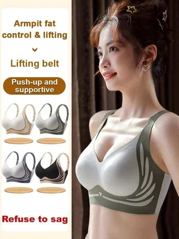 🔥Last Day Buy 1 Get 3 Packs🎁Super gather bra | Wireless Push-up Bra👍No more sagging breasts