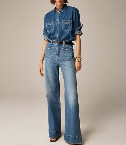 🧣🔥Spring Fashion Update 49% OFF👖Tummy Control Sailor Wide Leg Trouser