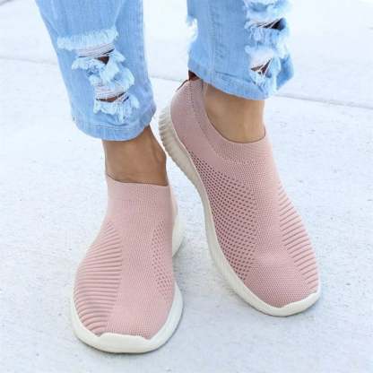 Casual Weave Women's Sneakers-POIULTD