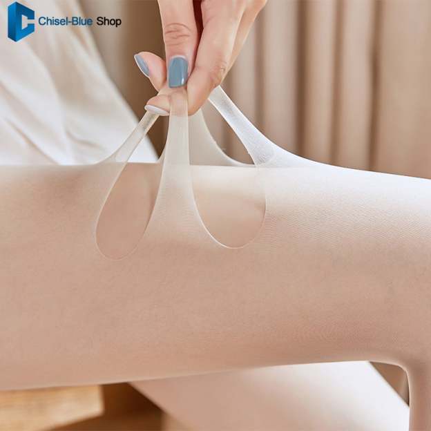 High elasticity makes it suits almost everyone!- Seamless Ultra-Soft Sheer Pantyhose-POIULTD