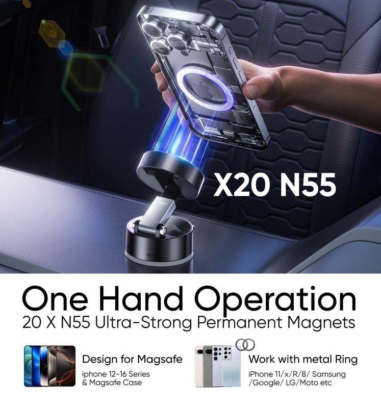 🔥🔥Last Day 70% OFF-Vacuum Magnetic Phone Stand