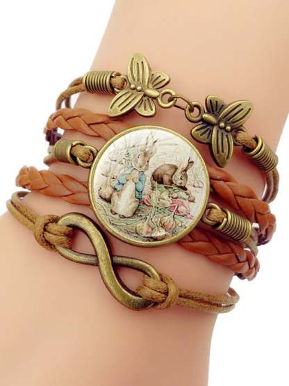 Easter Bunny Time Stone Bracelet-POIULTD