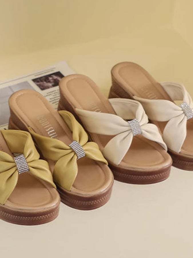 Wear Thick Bottom Anti -Slip Summer New Fairy Sand Slippers-POIULTD