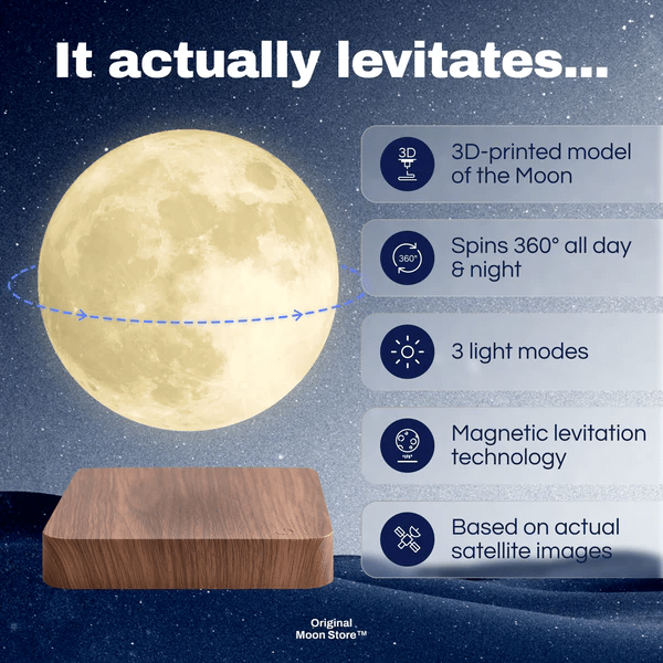 Levitating Moon Lamp-POIULTD