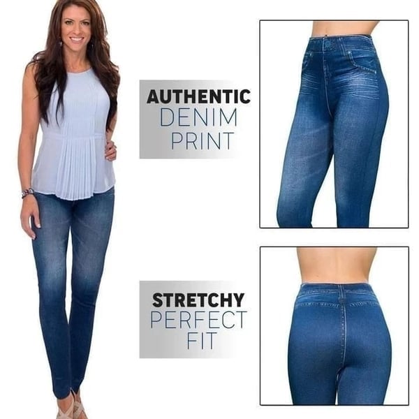 🌹Thermal Fleece-Jeggings aus Denim-POIULTD