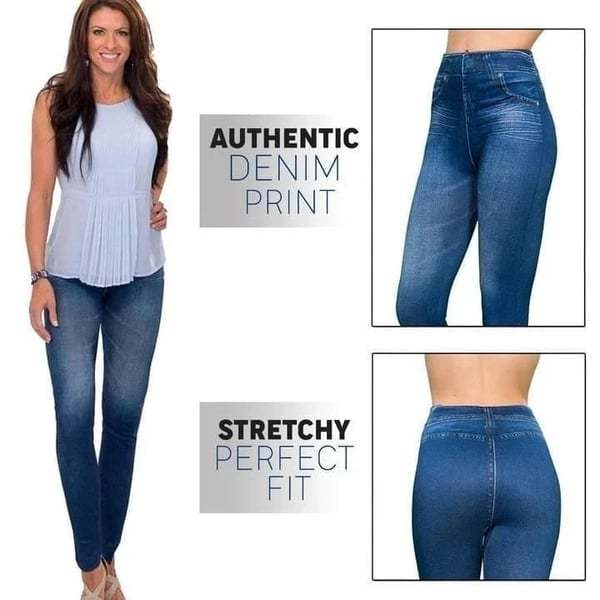 🌹Thermal Fleece-Jeggings aus Denim-POIULTD