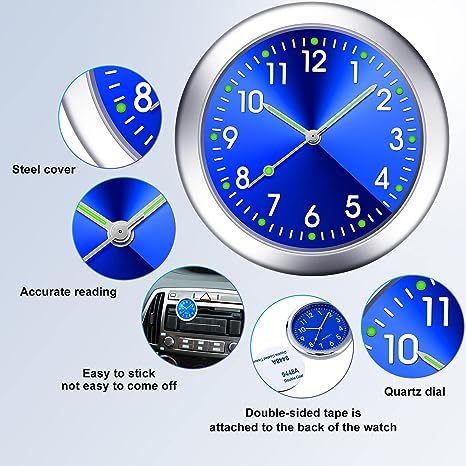 🔥Vintage gift-Luminous decoration mini clock for car/motorcycle/Sewing machine-POIULTD