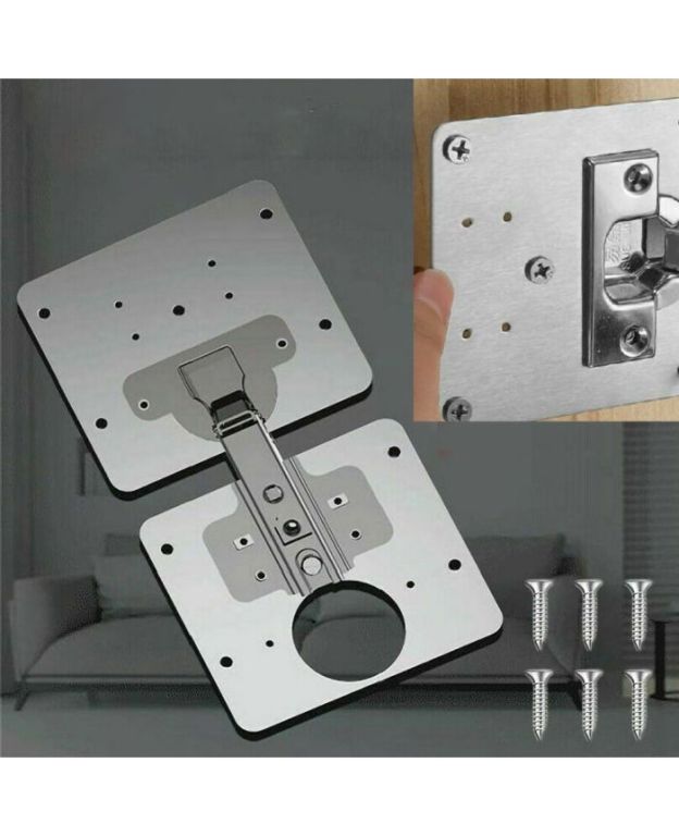 Repair piece for side hinge plate