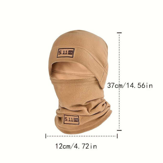 Polar Fleece Balaclava Hood Face Mask-POIULTD