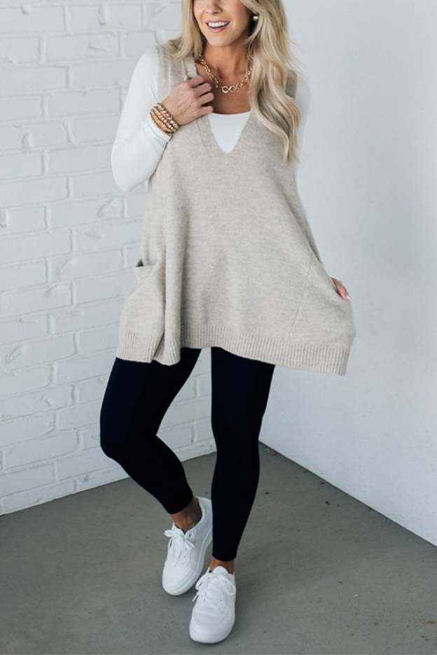 Cozy Pocket Sweater Vest