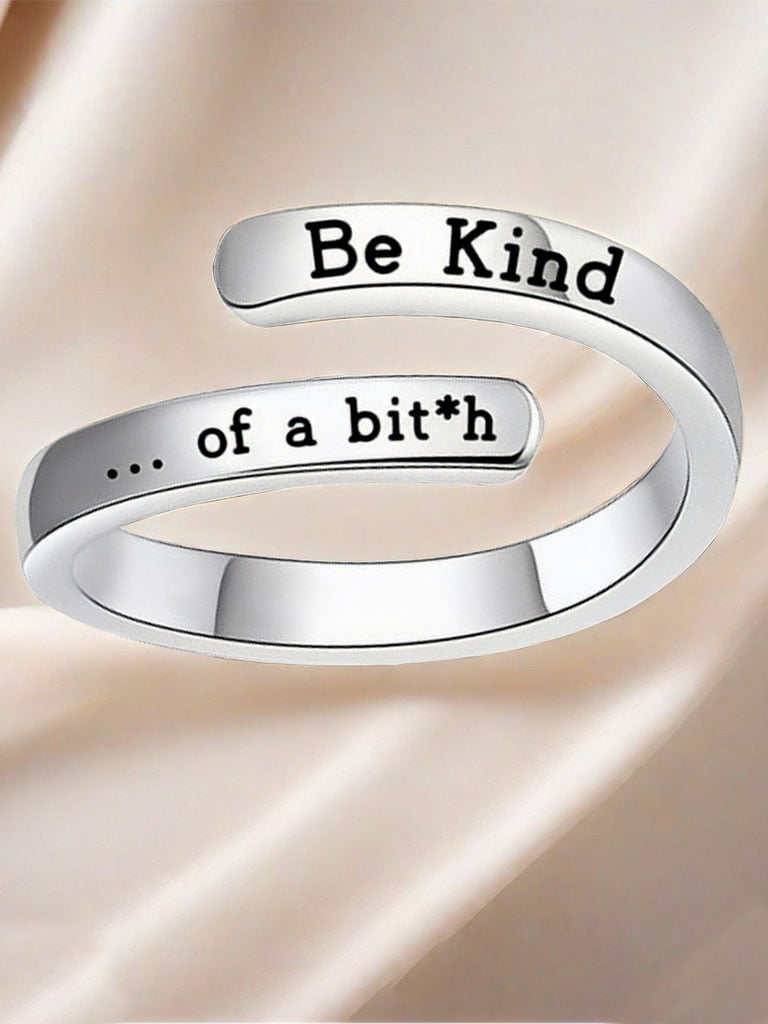 Be Kind Copper Split Adjustable Ring-POIULTD
