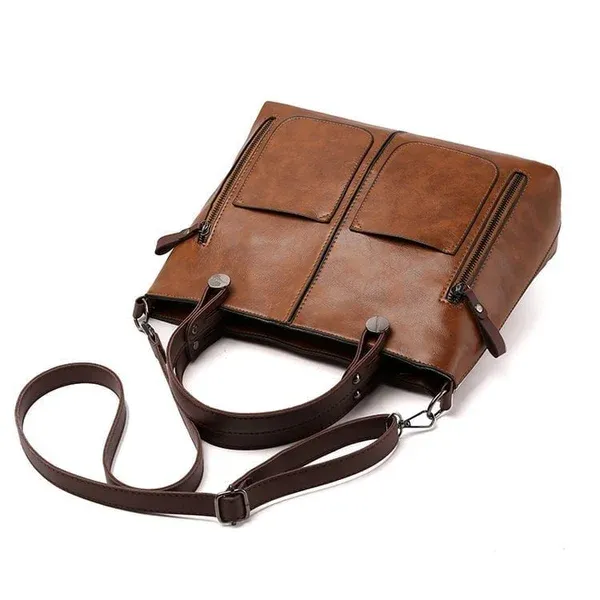 🔥 48%- Ladies vintage leather shoulder bag-POIULTD
