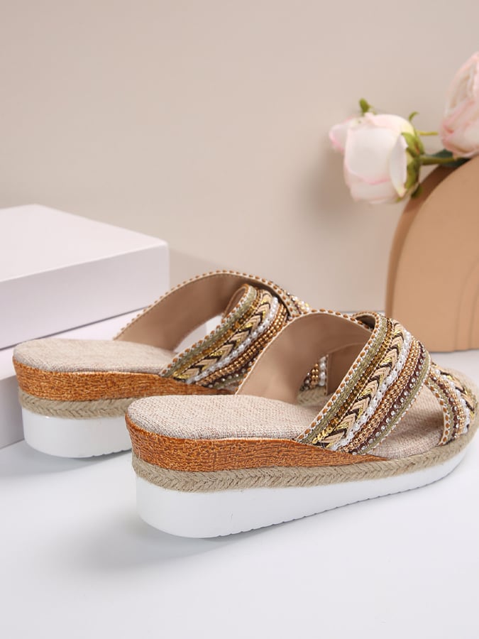 Women's Sandals Spring And Summer New Slopes With Celebrities And Celebrities Women Slippers-POIULTD