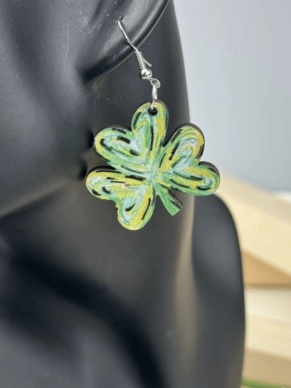 Women Fashionable And Versatile St. Patrick's Day Earrings-POIULTD