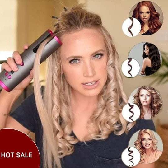 Auto Rotating Ceramic Hair Curler🔥-POIULTD
