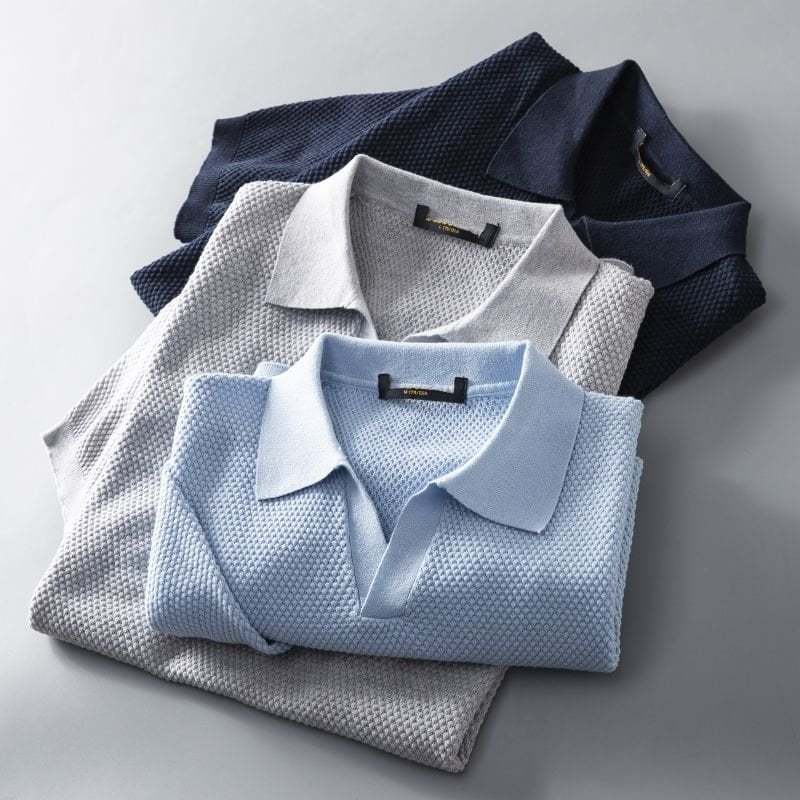 KNITTED POLO SHIRT-POIULTD