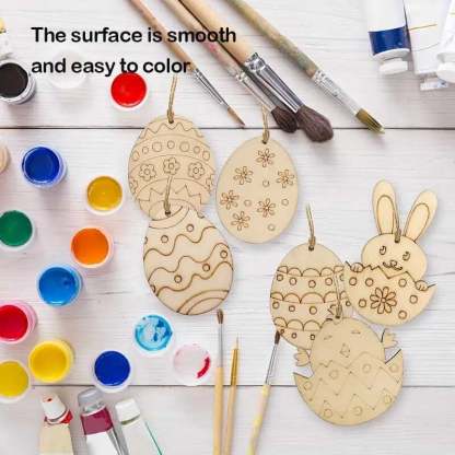 🔥Easter Sale🔥DlY Easter Wood Egg Slices