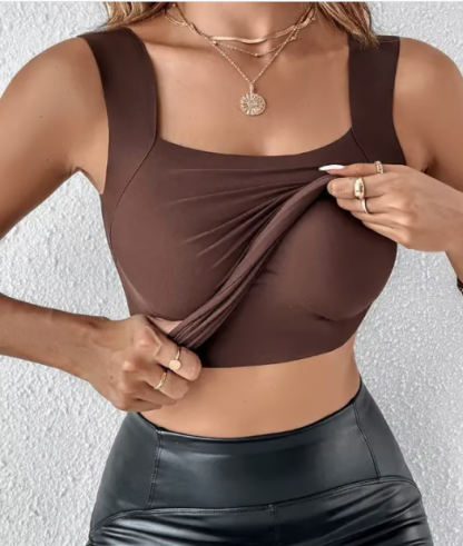 HOT SALE NOW !!🔥 U Neck Shapewear Built-in Bra Tank-POIULTD