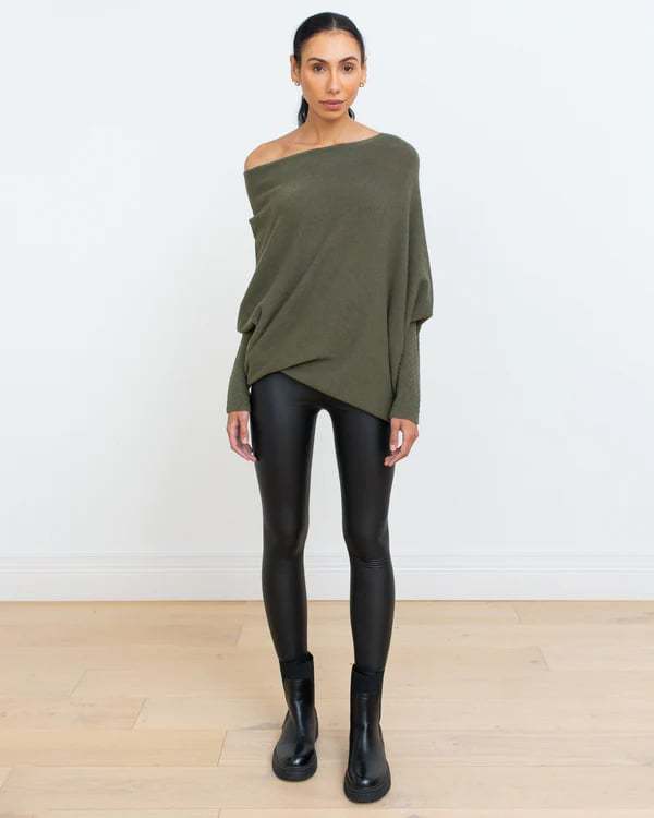Asymmetric Draped Jumper-POIULTD
