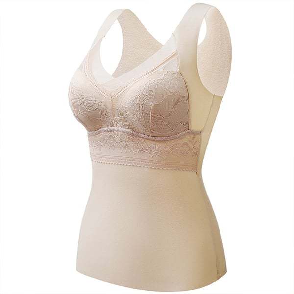 🎉Buy 1 Get 2 Free(Add 3 pcs to cart)⚡2-in-1 Built-in Bra Thermal Underwear-POIULTD
