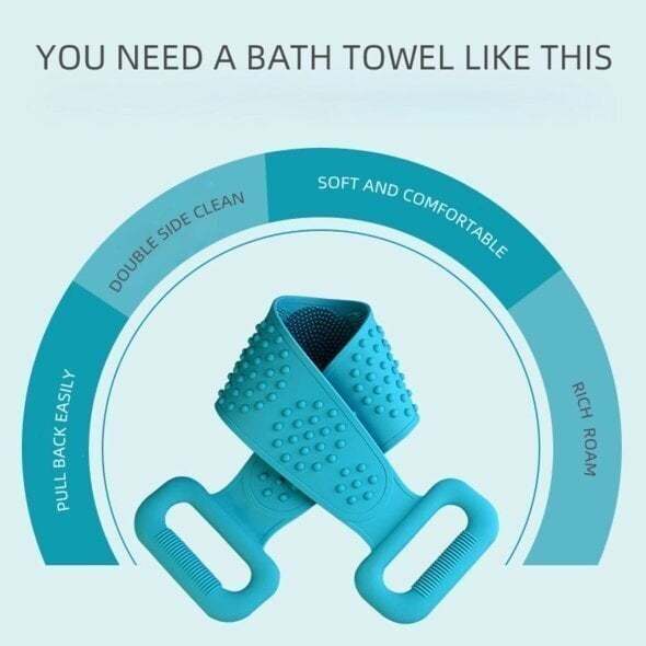 (New Year Promotion- SAVE 48% OFF)Silicone Bath Towel-POIULTD