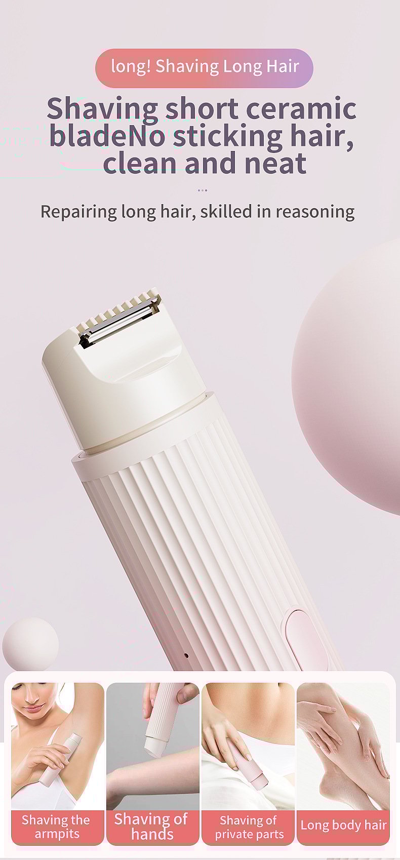 🪒Comfort 2-in-1 Electric Lady Shaver 💕  