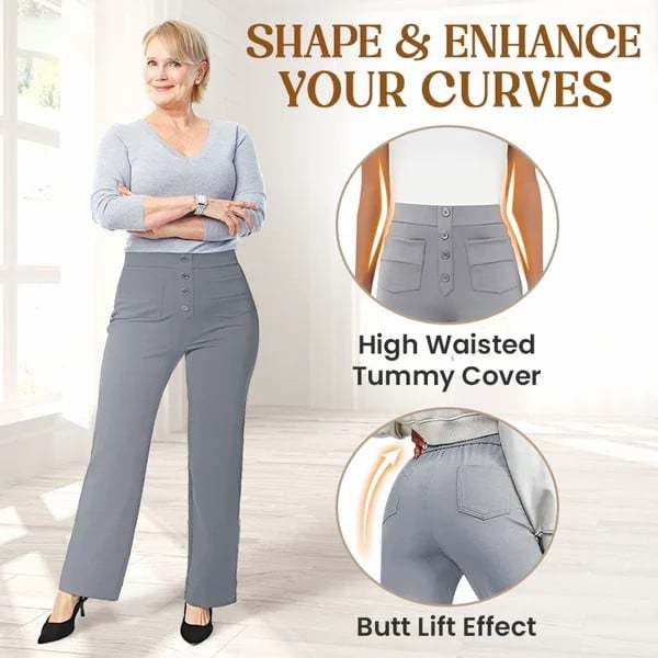 🔥Last Day 49% OFF🔥Women's Casual High Waist Stretch Pants | breathable and comfortable