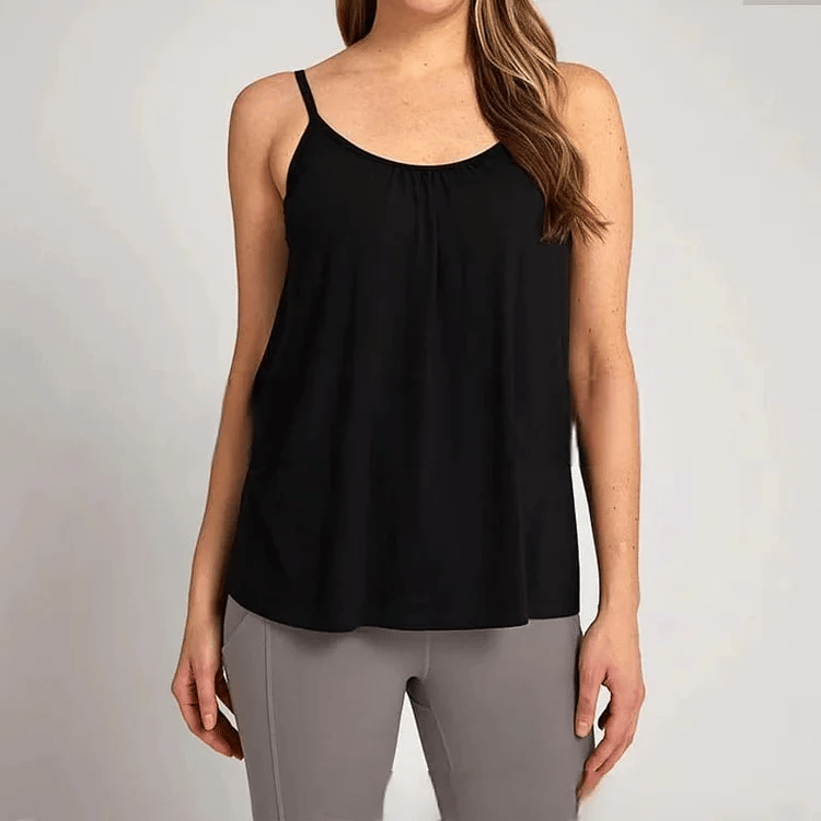 🌸Hot Sale💥Loose-fitting Tank Top With Built-in Bra
