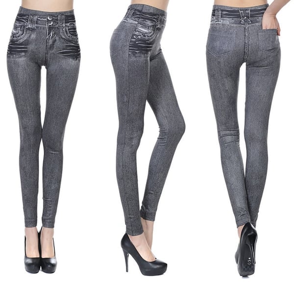 🌹Thermal Fleece-Jeggings aus Denim-POIULTD