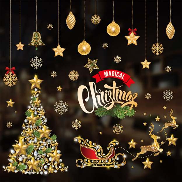 🔥Christmas Window Clings-POIULTD