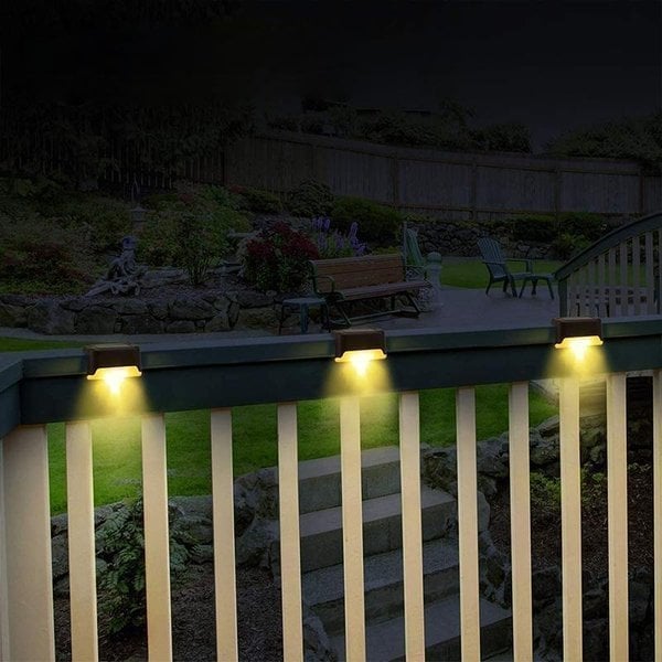 LED Solar Lamp Path Staircase Outdoor Waterproof Wall Light🔥BUY MORE SAVE MORE-POIULTD