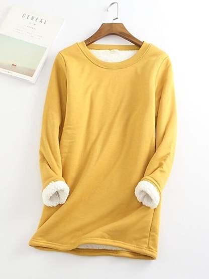 💥Sold 20000+,  Sales > Extra 8% off code:  8💥2022 NEW Casual Cotton Round Neck Solid Sweatshirt (S-5XL)-POIULTD