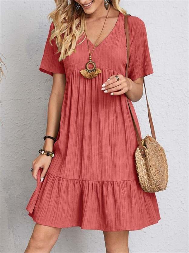 🔥 Retro V-neck women's clothing-POIULTD