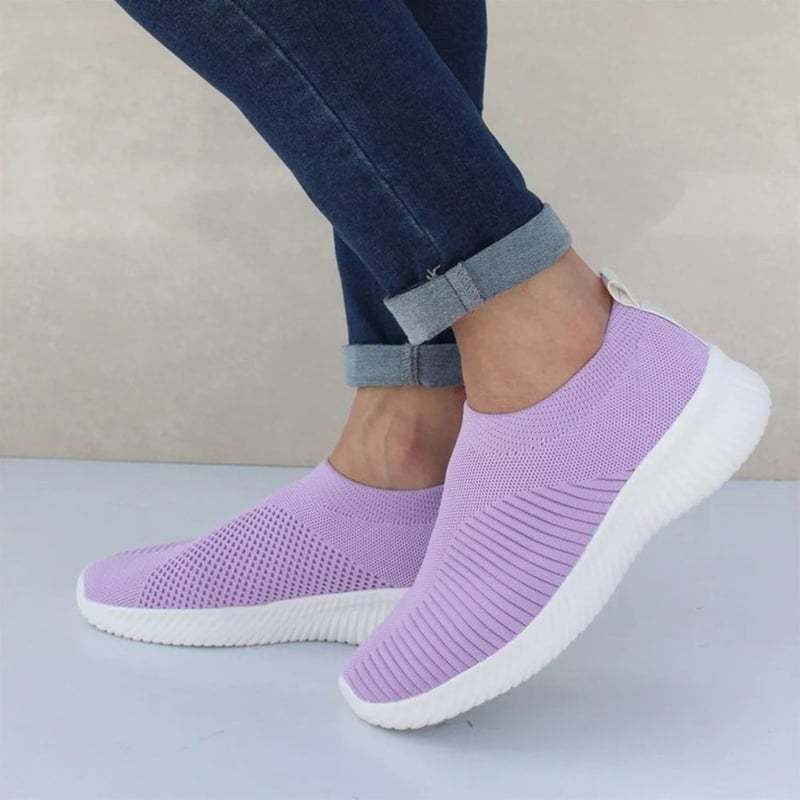 Casual Weave Women's Sneakers-POIULTD