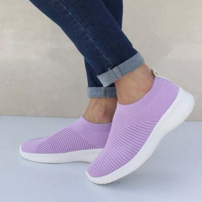 Casual Weave Women's Sneakers-POIULTD