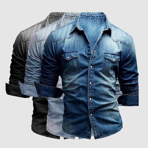 Miami Denim Shirt-POIULTD
