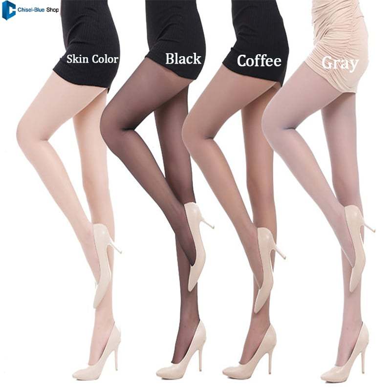 High elasticity makes it suits almost everyone!- Seamless Ultra-Soft Sheer Pantyhose-POIULTD