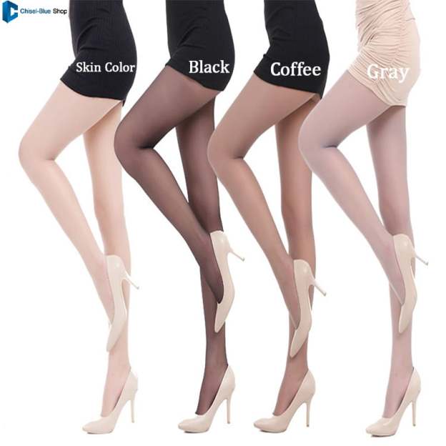 High elasticity makes it suits almost everyone!- Seamless Ultra-Soft Sheer Pantyhose-POIULTD