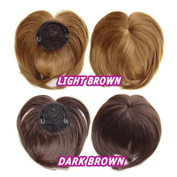 🔥Breathable and natural hair toppers for women with thinning hair-POIULTD