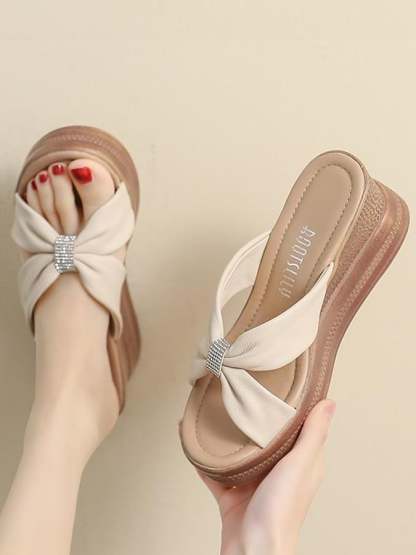 Wear Thick Bottom Anti -Slip Summer New Fairy Sand Slippers-POIULTD
