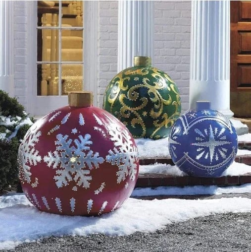 🎄Early Christmas Sale 70%OFF-Outdoor Christmas PVC inflatable Decorated Ball-POIULTD