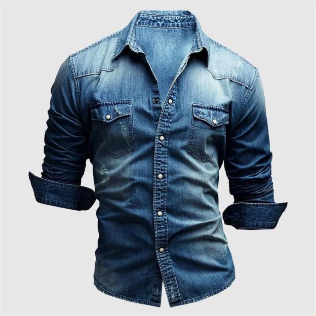 Miami Denim Shirt-POIULTD