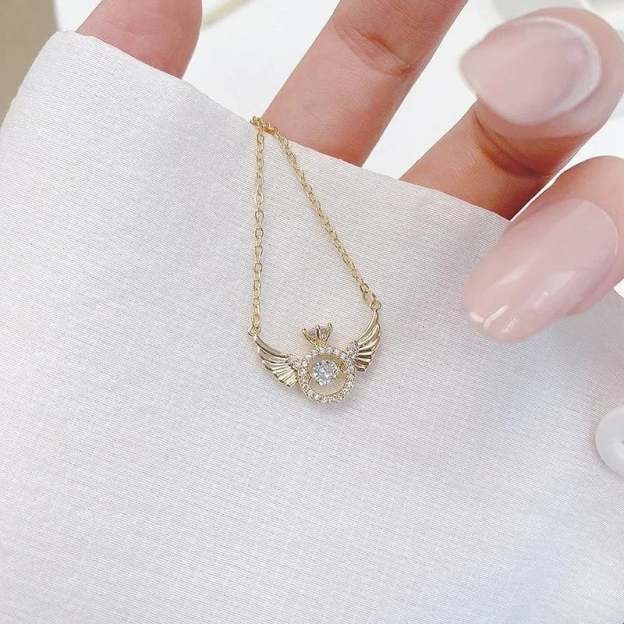 Angel Wings Wings Necklace-POIULTD