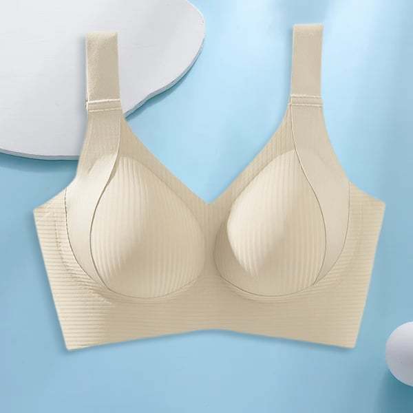 🎉Last Day -🏆️Women's Ribbed Push Up Adjustable Wireless Bra-POIULTD